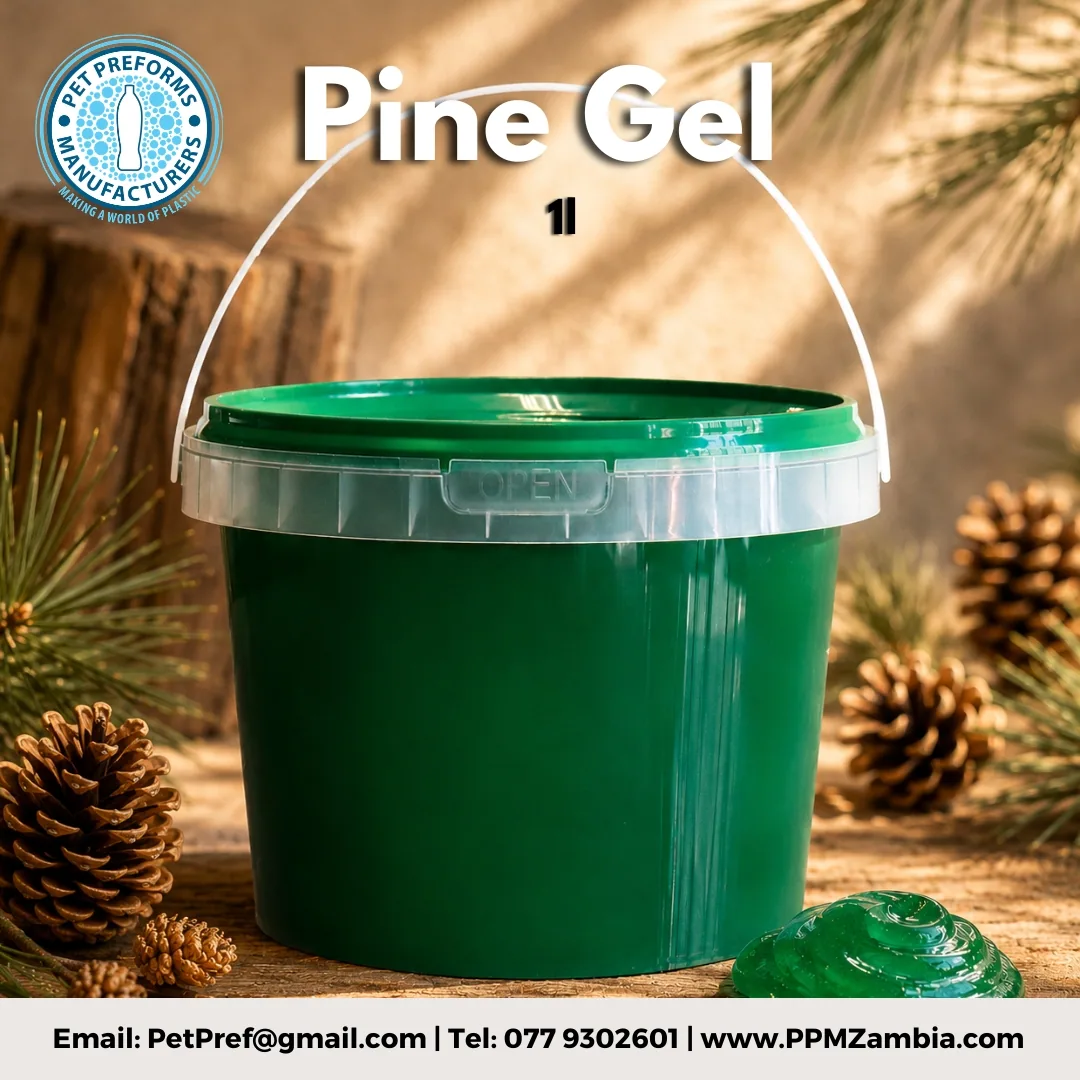 Pine Gel Bucket in 1 L — Home Care and Detergent Packaging