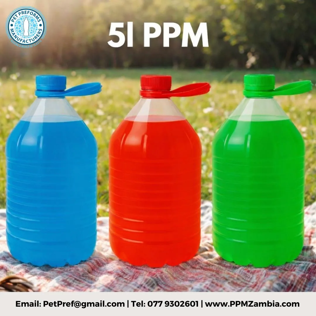 5 L PPM Bottle in 5 L — 1L–10L PET Bottles