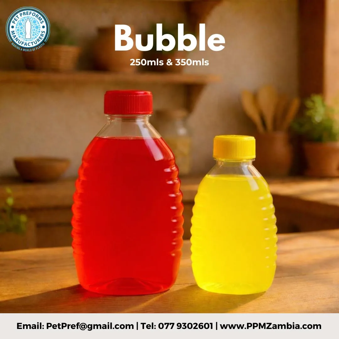 Bubble Bottle in 250 ml, 350 ml — 100ml–750ml PET Bottles