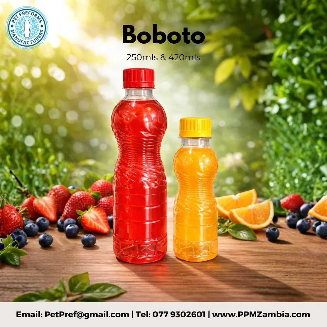 Boboto Bottle in 250 ml, 420 ml — 100ml–750ml PET Bottles