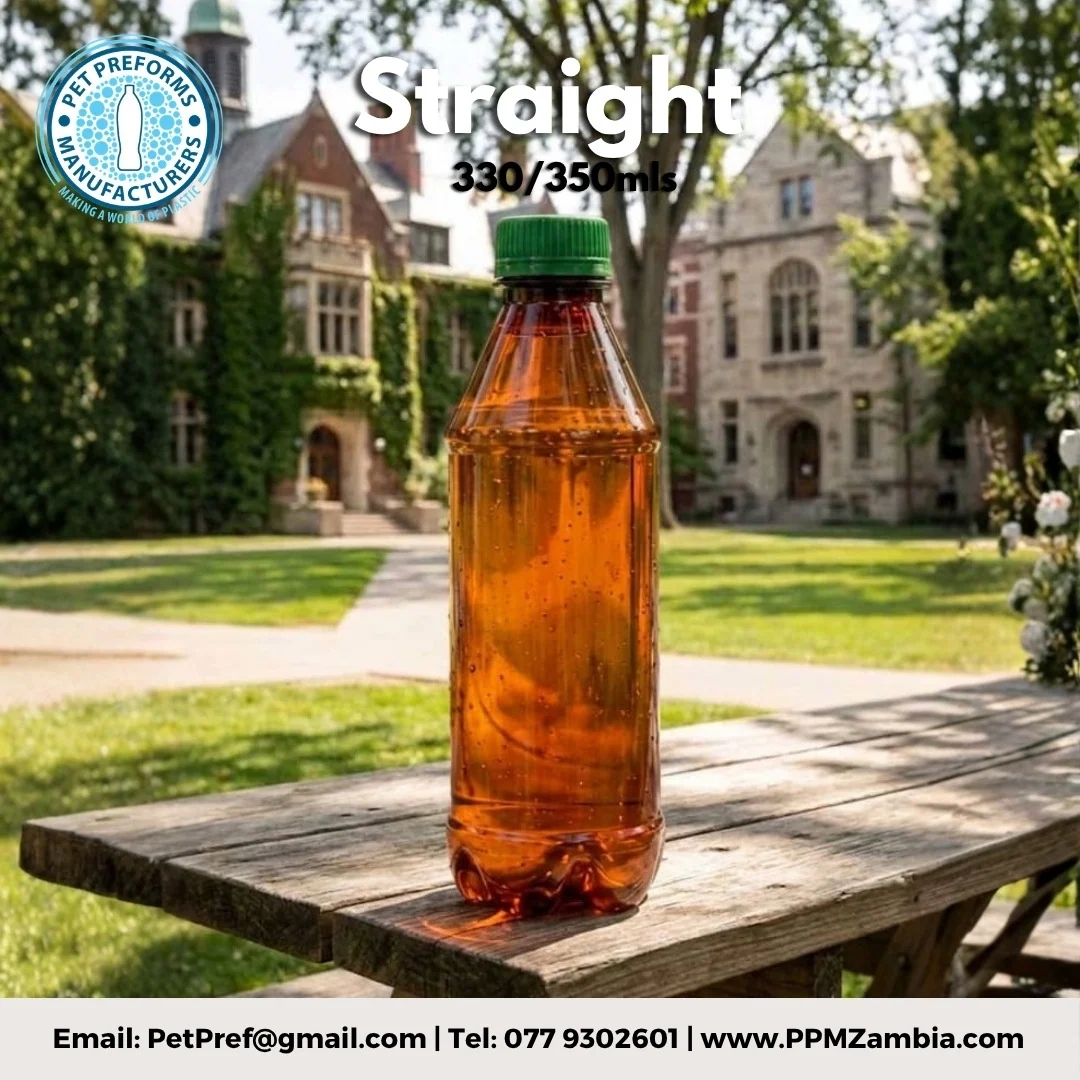 Straight Bottle in 330 ml — 100ml–750ml PET Bottles