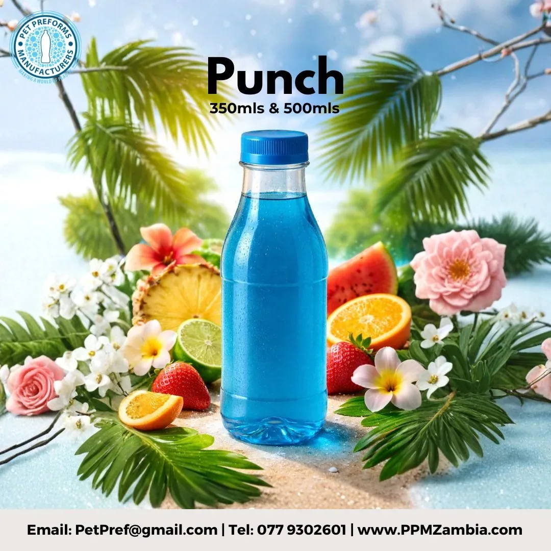 Punch Bottle in 350 ml, 500 ml — 100ml–750ml PET Bottles