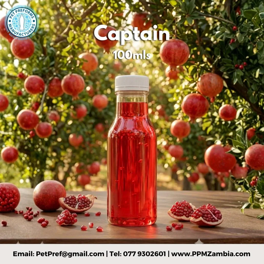 Captain Bottle in 100 ml — 100ml–750ml PET Bottles