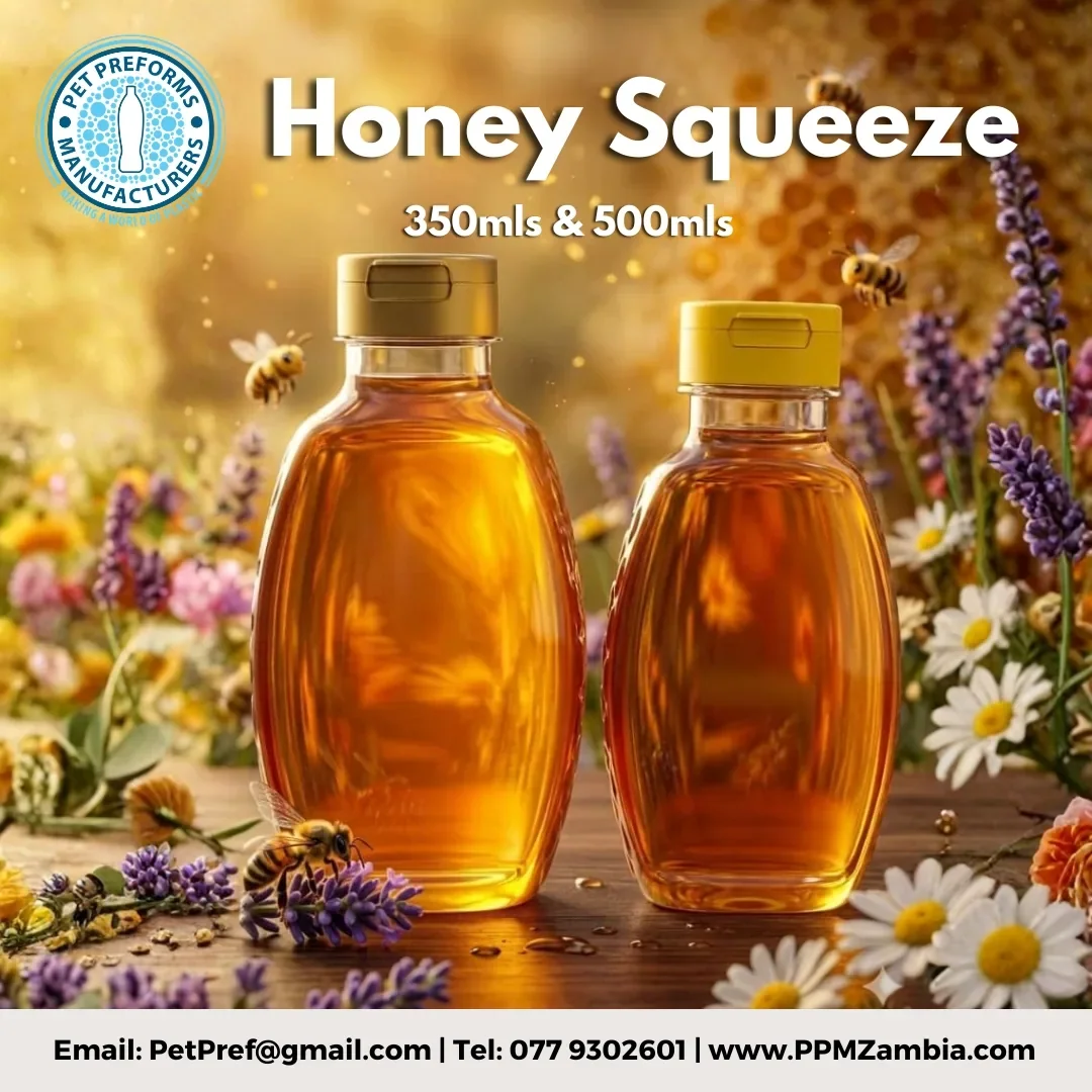 Honey Squeeze Bottle in 250 ml, 350 ml — Food and Condiments Packaging