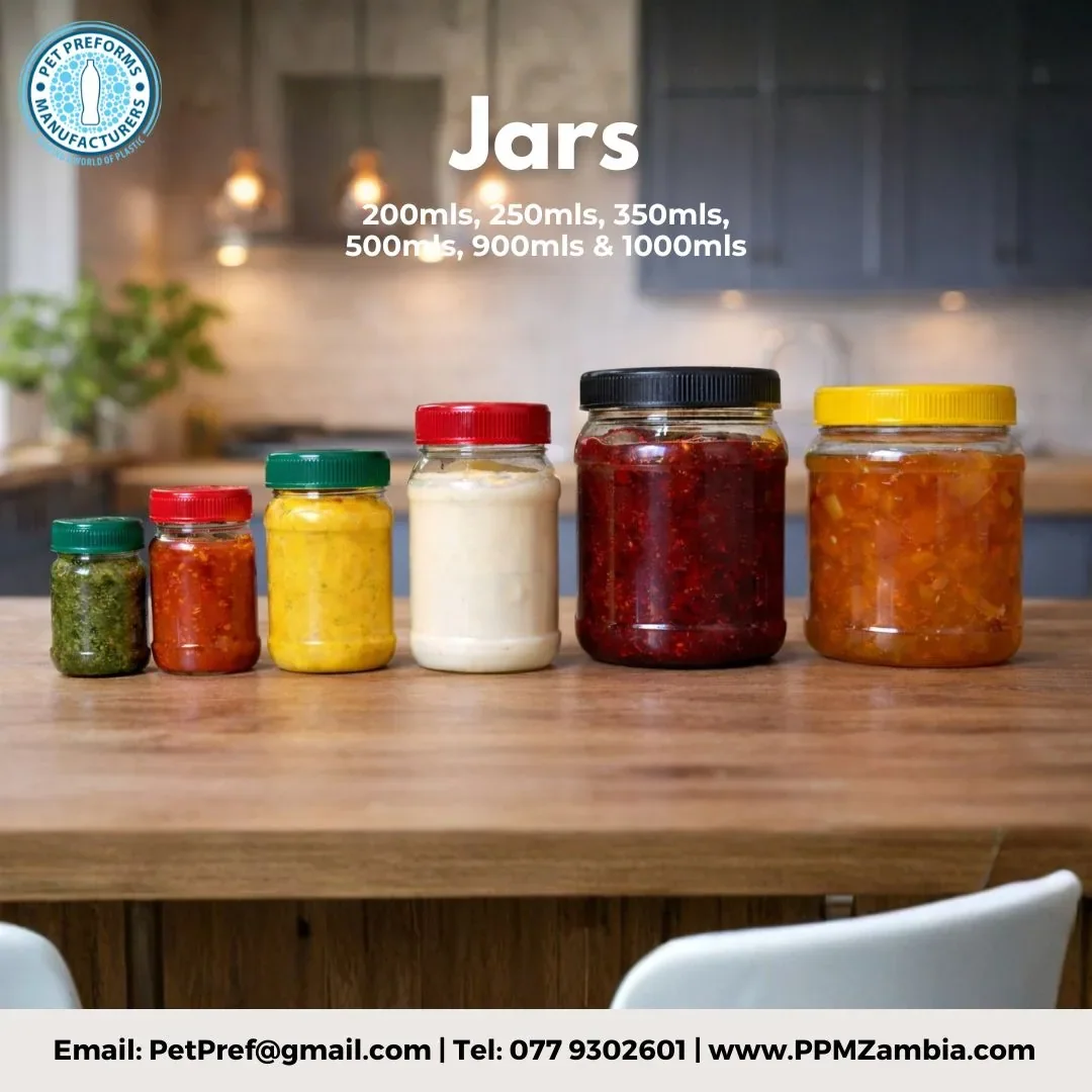 Circular Jars Collection — Plastic Jars