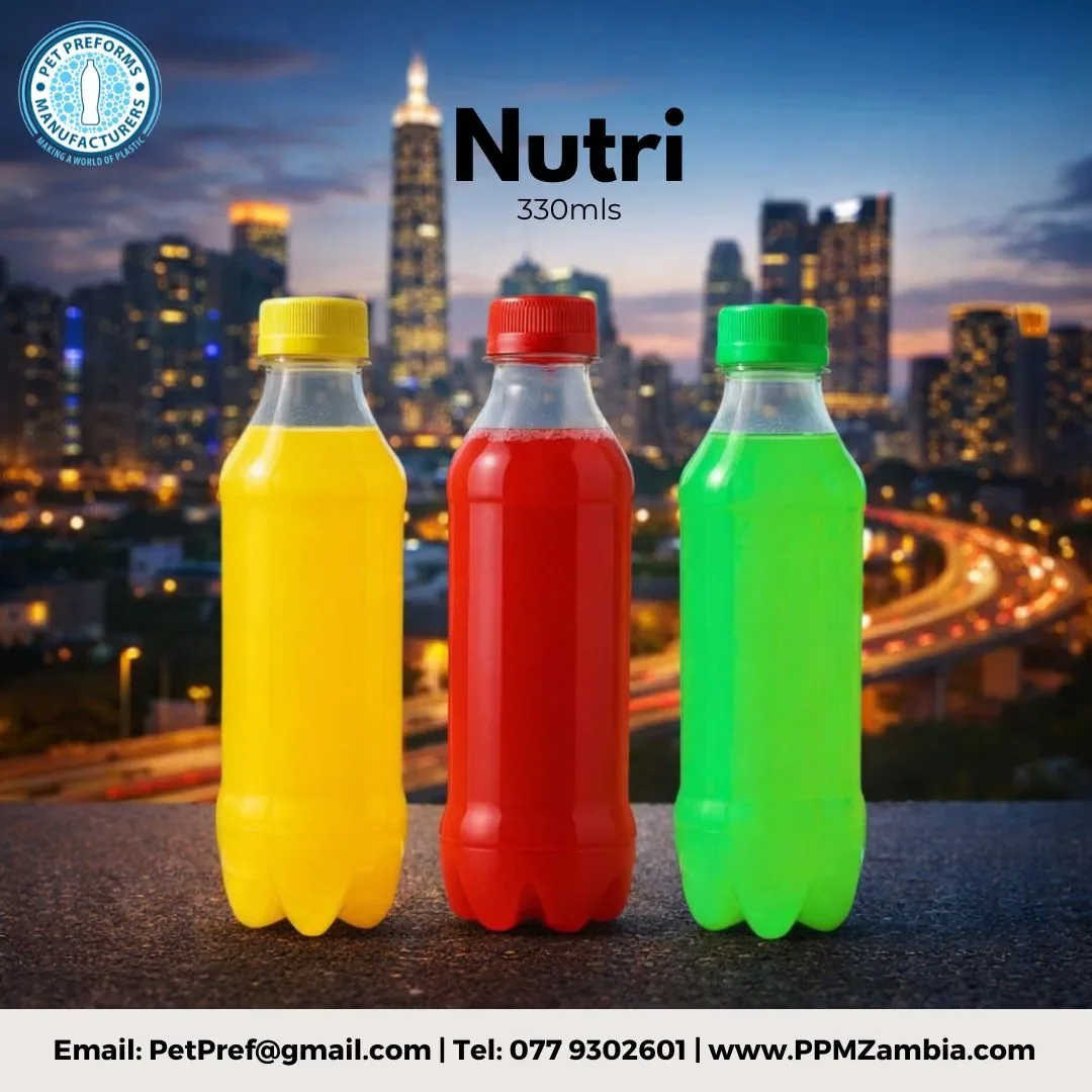 Nutri Bottle in 330 ml — 100ml–750ml PET Bottles