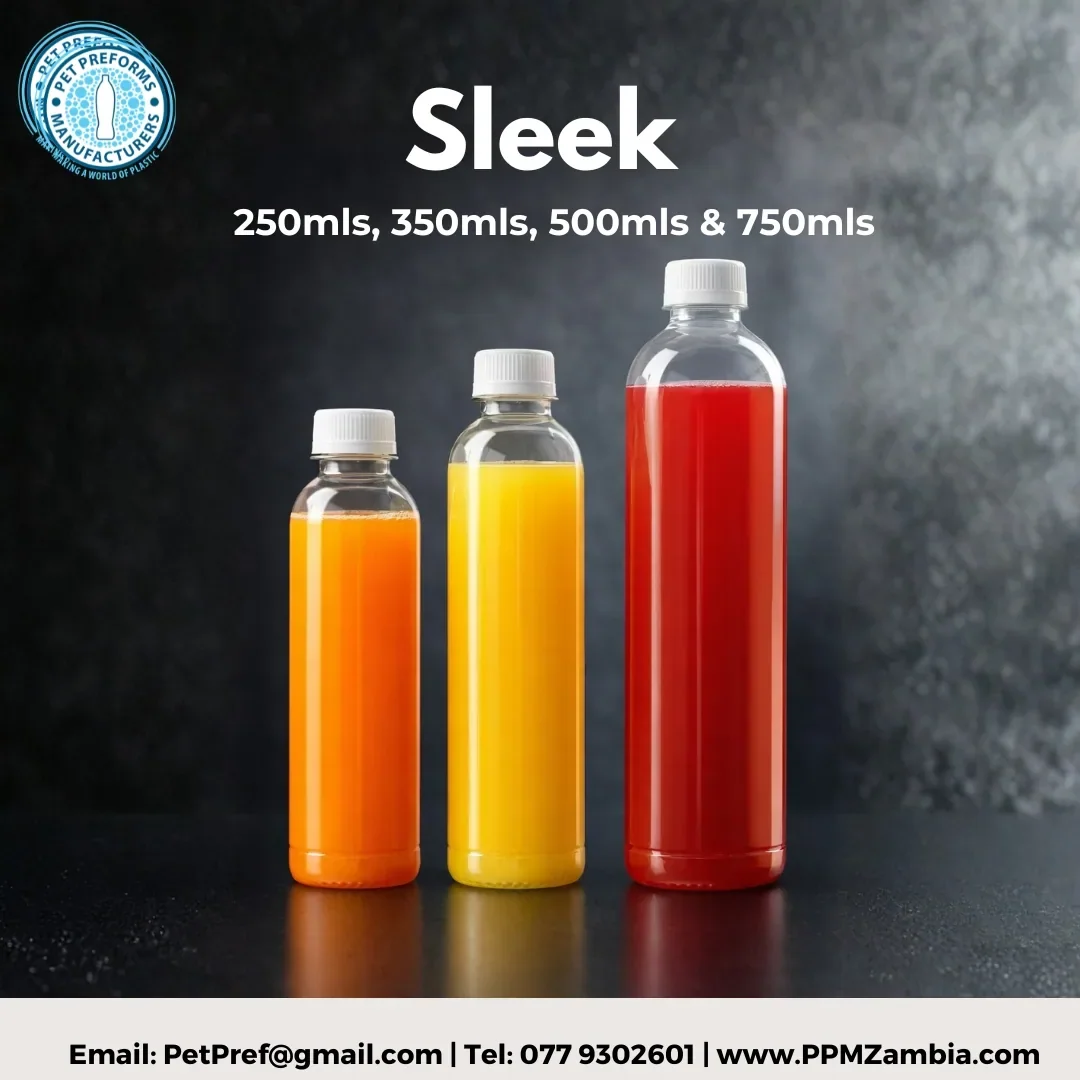 Sleek Collection — 100ml–750ml PET Bottles