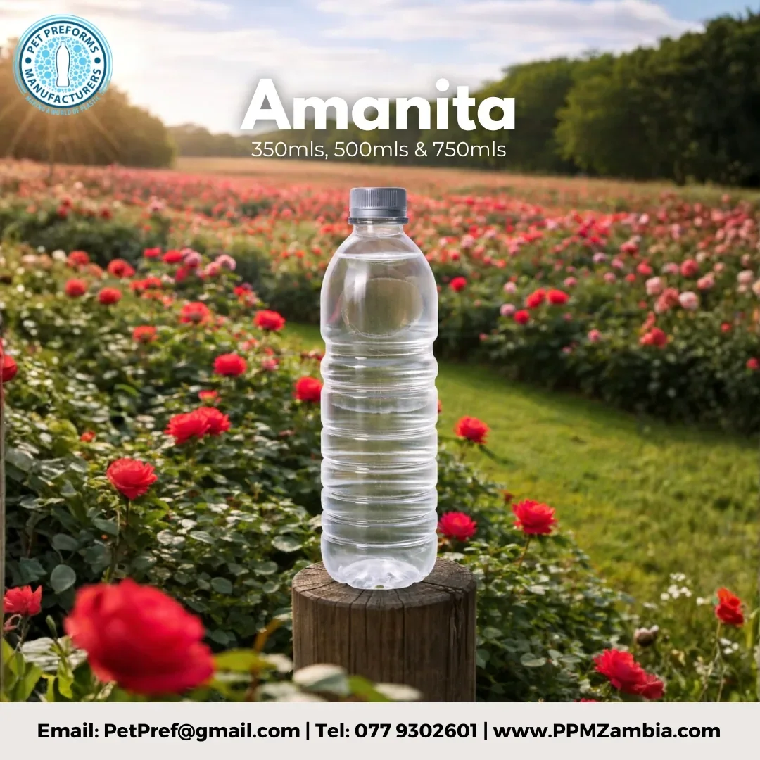 Amanita Bottle in 350 ml, 500 ml, 750 ml — 100ml–750ml PET Bottles