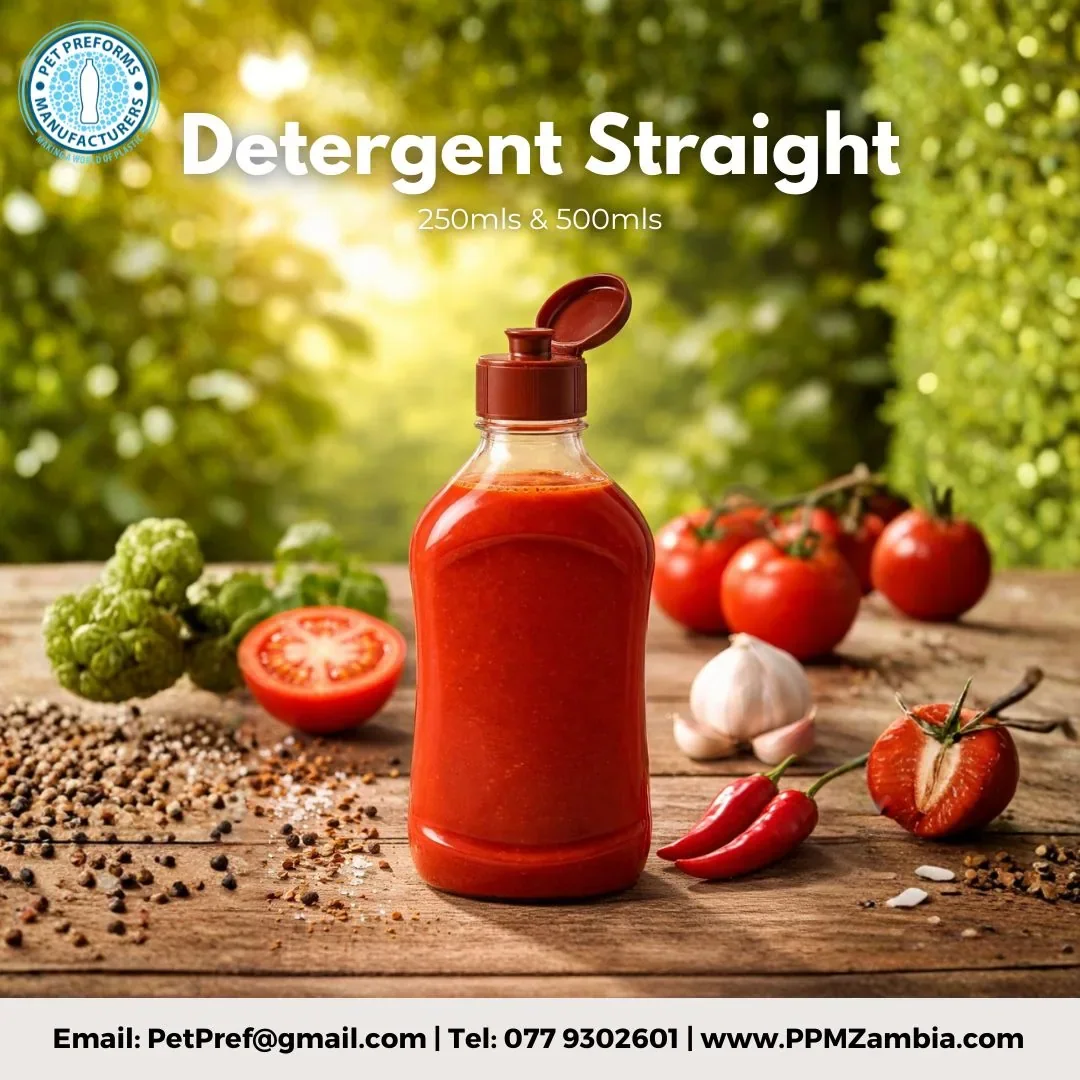 Detergent Straight - Sauce Bottle in 250 ml, 500 ml, 750 ml — Food and Condiments Packaging