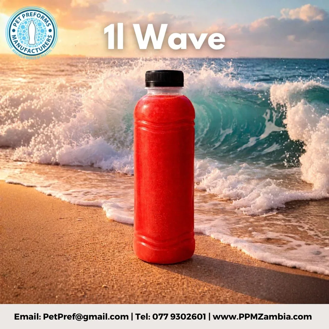 Wave Bottle in 1 L — 1L–10L PET Bottles