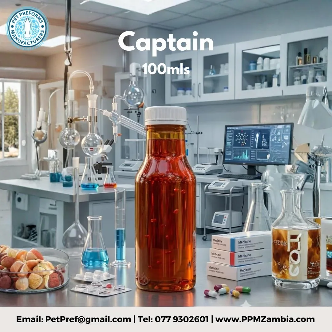 Captain Bottle in 100 ml — Pharmaceutical Packaging