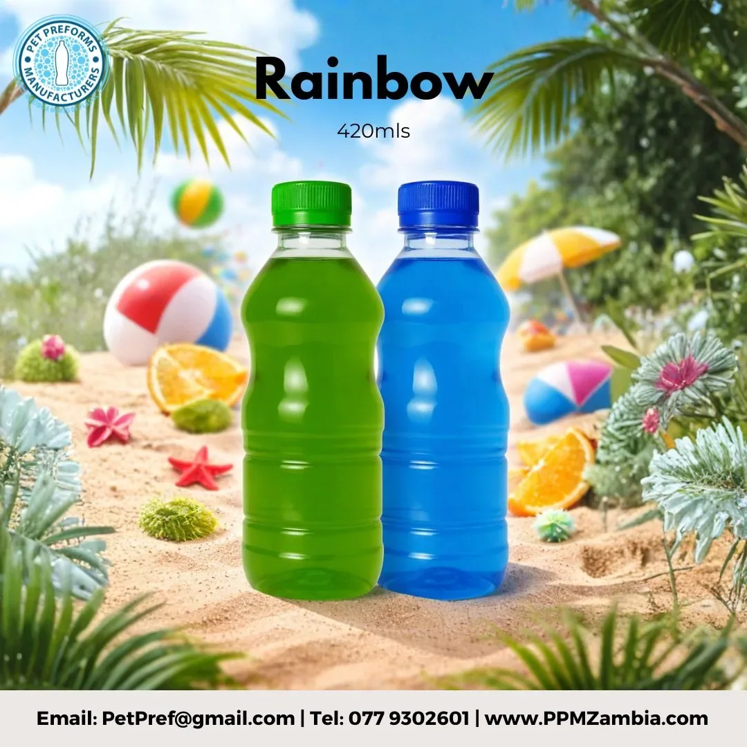 Rainbow Bottle in 420 ml — 100ml–750ml PET Bottles