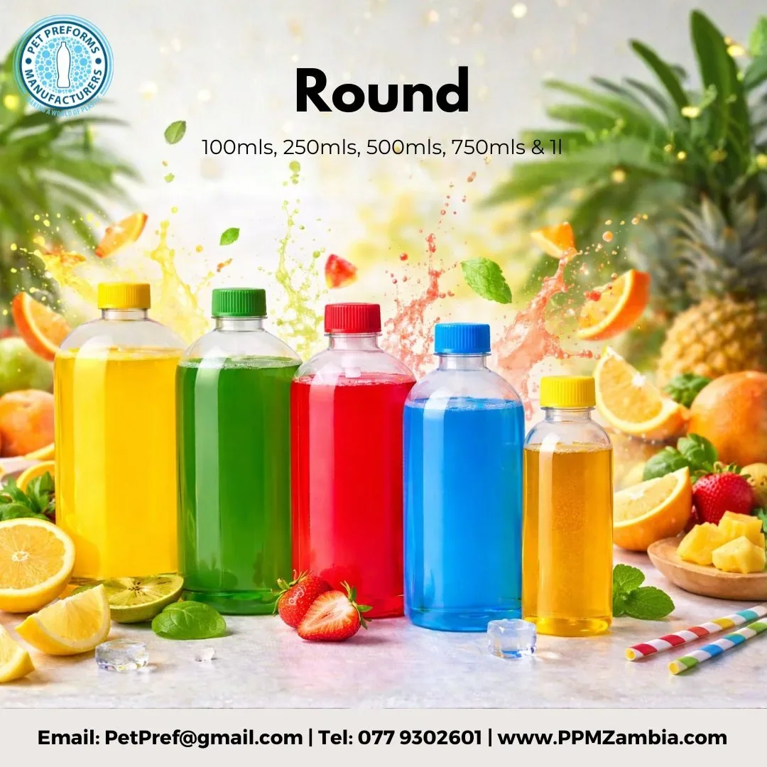 Round Collection — 1L–10L PET Bottles