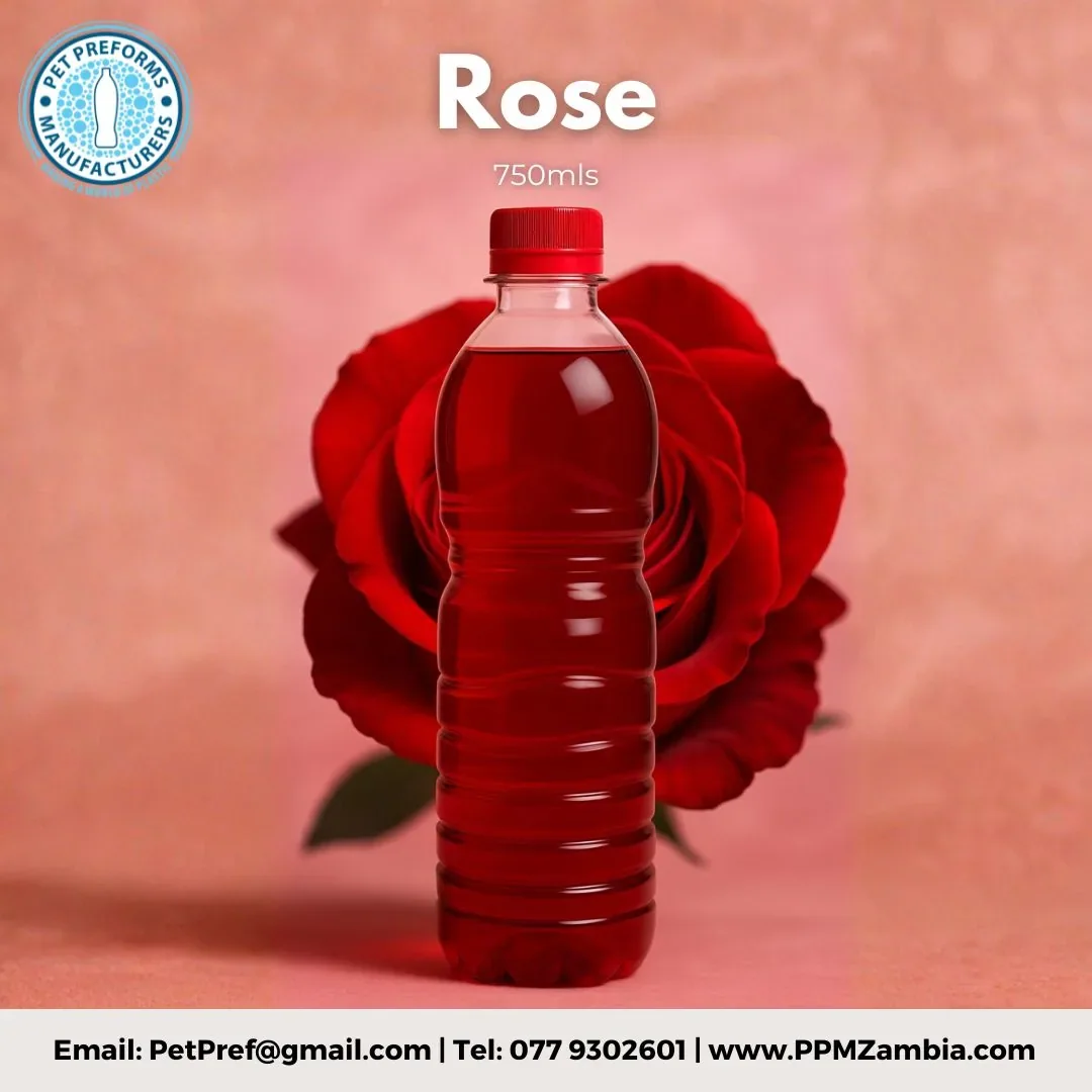Rose Bottle in 750 ml — 100ml–750ml PET Bottles