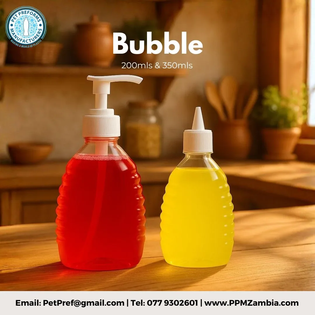 Bubble Detergent Bottle in 250 ml, 350 ml — Home Care and Detergent Packaging