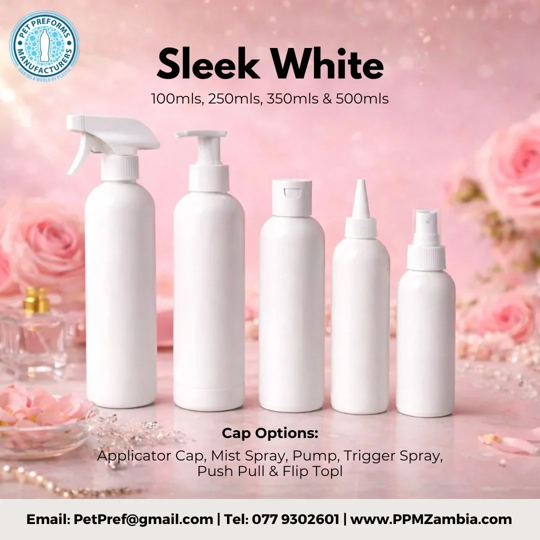 Sleek Collection (detergent White) Bottle — Pharmaceutical Packaging