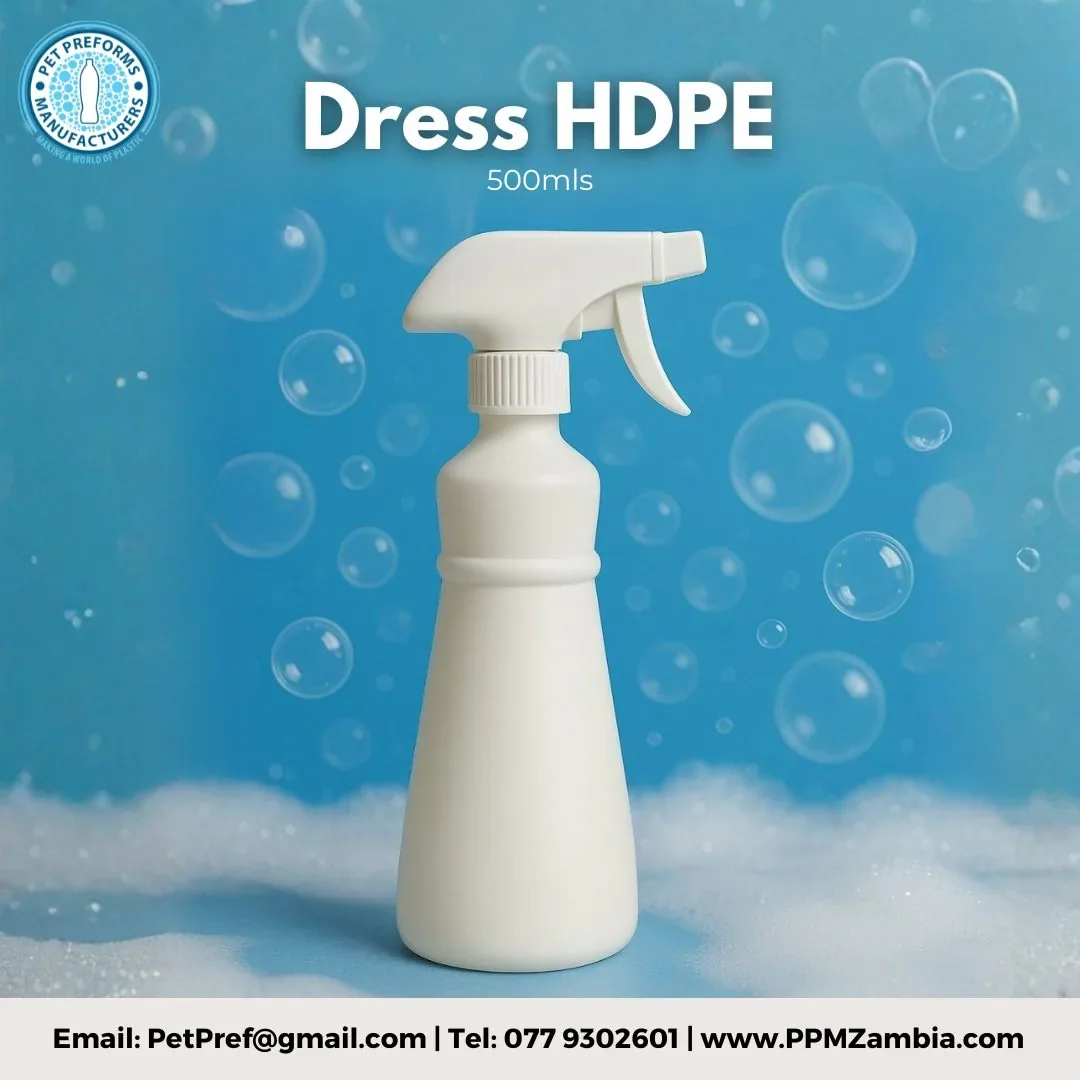 Dress HDPE Detergent Bottle in 500 ml — HDPE Containers and Jerry Cans