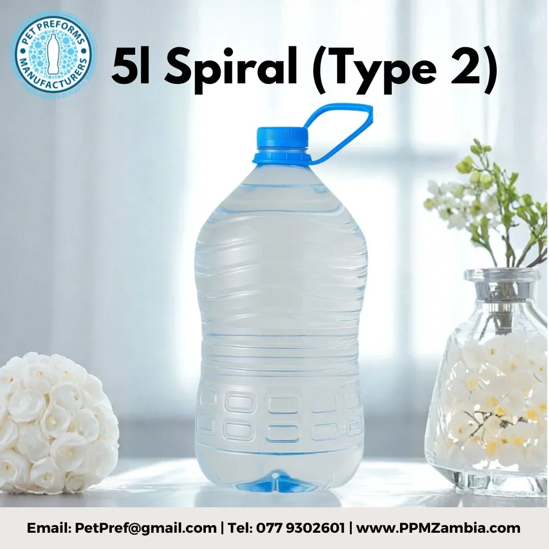 Spiral Bottle in 5 L — 1L–10L PET Bottles